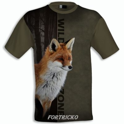 polovnicke tricko 3D liska F