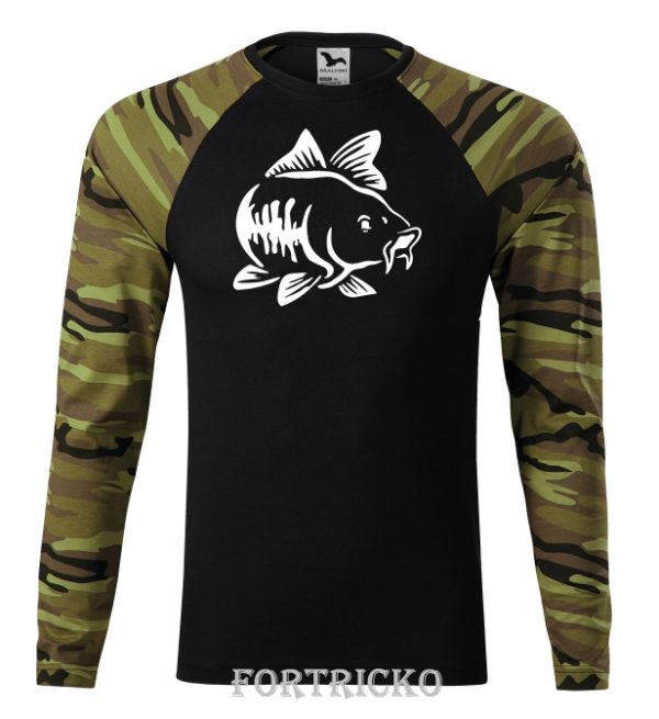 tricko dlhy rukav maskac kapor F