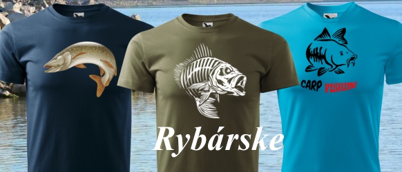 tricko s potlacou rybarske