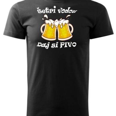 tricko s potlacou setri vodou F