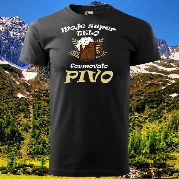 tricko s potlacou super telo F