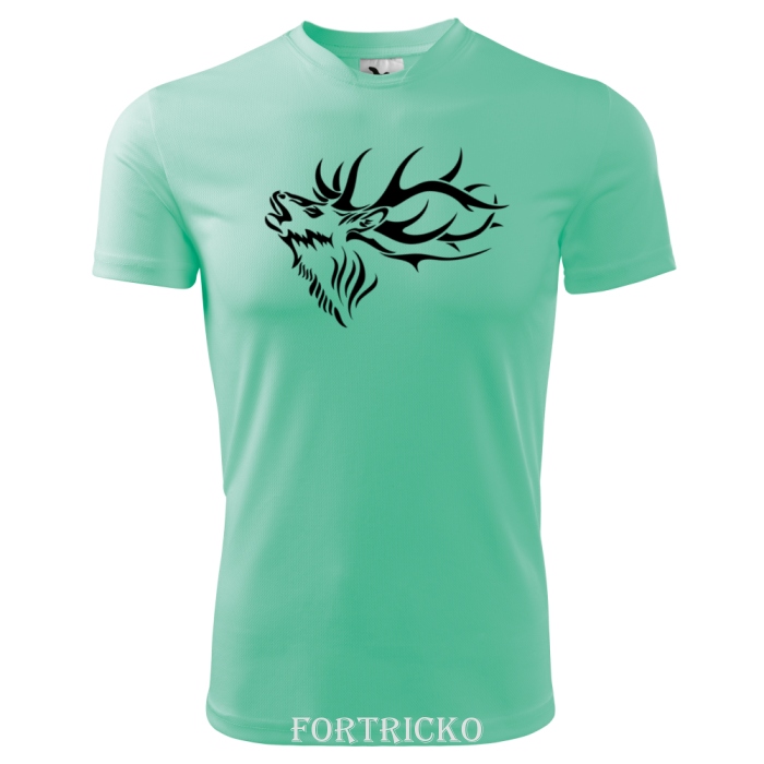 Poľovnícke tričko Fan Ručiaci Jeleň 1 Tricko Fa jelen ruciaci F